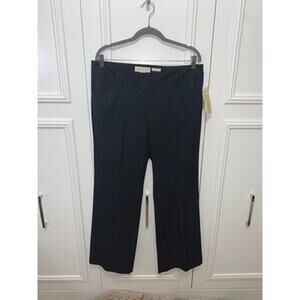 NWT Michael Kors Women's‎ Black Flared Leg Pants Size 14 Casual